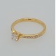 Pre Owned 18ct Diamond Solitaire Ring ZB883